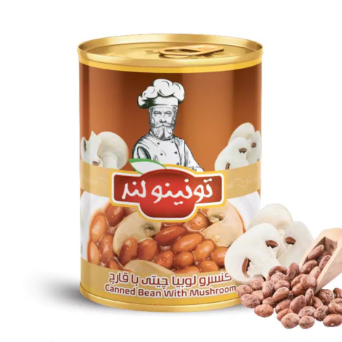 کنسرو لوبیا چیتی با قارچ کنسرو لوبیا چیتی با قارچ